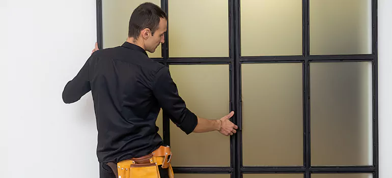 Patio French door installation in Mountain View, CA