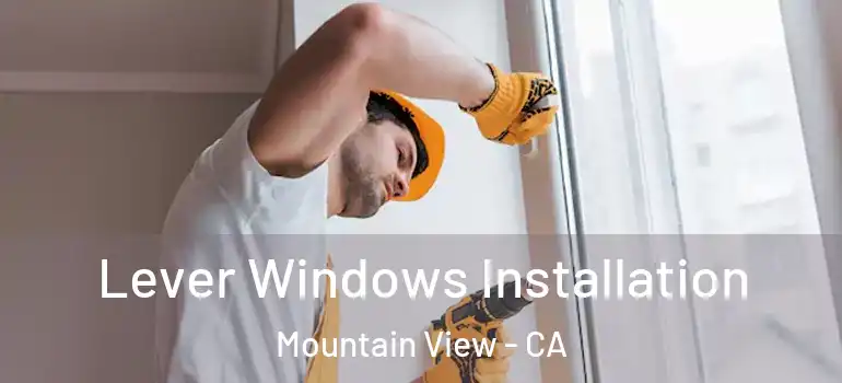  Lever Windows Installation Mountain View - CA