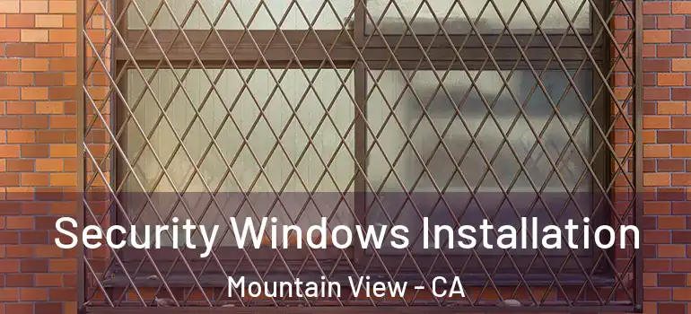  Security Windows Installation Mountain View - CA